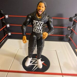 WWE 2017 Elite Jimmy Uso Wrestling Action Figure 6.5” Tall Mattel Basic Battle